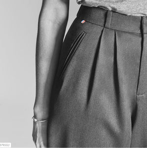 Jane Trousers in Slate Gray by les Garçonnes