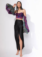 Load image into Gallery viewer, Long Wrap Effect Slim Skirt
