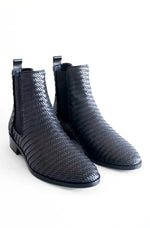 Load image into Gallery viewer, Woven Chelsea Booties
