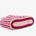 Load image into Gallery viewer, Handmade Wayuu Shopping Bag Fuchsia &amp; Bordeaux
