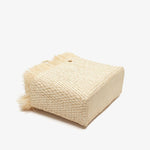 Load image into Gallery viewer, Rectangular Basket Natural Fiber Fringes
