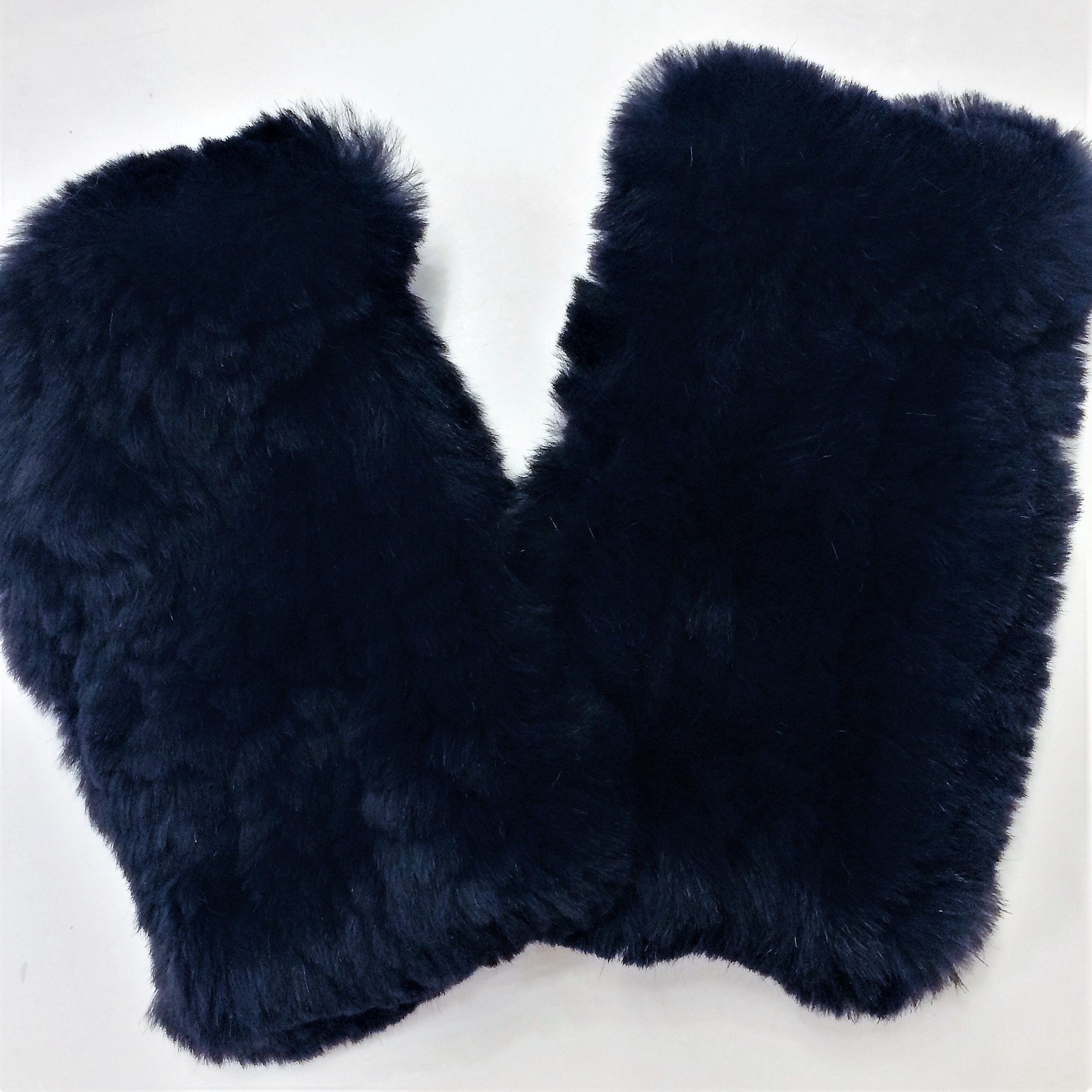 Rex rabbit Finger-less Mittens