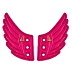 Load image into Gallery viewer, Foil wings hot pink
