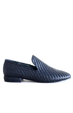 Load image into Gallery viewer, Woven Leather Loafers
