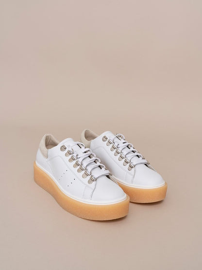 Leather Platform Sneakers