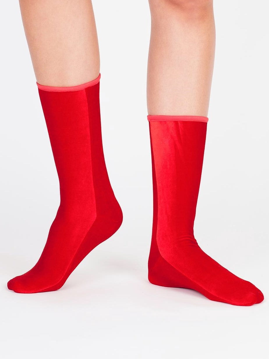 Short Velvet socks